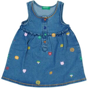 Benetton Момиче Рокля ЕС 74) 126121959 - Бебе & Малко дете