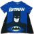 Batman póló köpennyel gyerekeknek, kék, méretinformációval