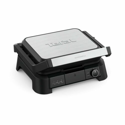 Tefal GC510DE0 SuperGrill 3 az 1-ben Kontakt Grill - Ezüst, Fekete