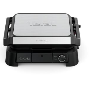 Tefal GC510DE0 SuperGrill 3 în 1 grătar de contact - argintiu, negru