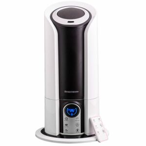 Nawilżacz powietrza ultradźwiękowy Sternhoff 5L z pilotem, biały, widok z przodu - Sternhoff