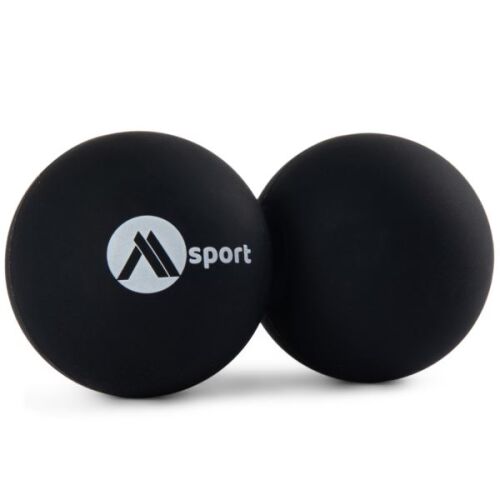 Dupla golyós masszírozó henger masszázshoz, fekete 126123708