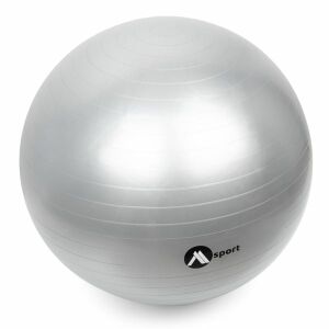 Piłka do ćwiczeń rehabilitacyjnych fitness 65cm, szara 126123930 - Piłka fitness