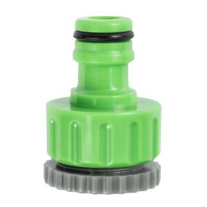 Adaptor verde din plastic pentru furtun de 1/2 inch la 3/4 inch - Irigare