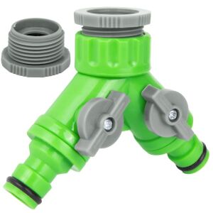 Rozdeľovač kohútika s ventilom 3/4" + adaptér 1/2" 126124346 - Konektory a príslušenstvo