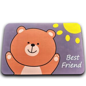 Pufo Friendly Bear csúszásmentes szőnyeg, szobába, konyhába, fürdőszobába, 58 x 39 cm 126124727 - Fürdőszoba bútor