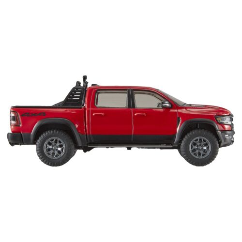 Hot Wheels Premium Real Riders fém autó Ram 4X4 1:43 méretarányú modell, oldalnézet