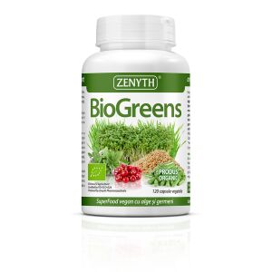 BioGreens, 120 Kapseln, alkalisierend, säurereduzierend, entgiftend und schlankmachend, ZENYTH