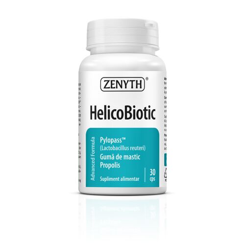 ZENYTH HelicoBiotic, 30 капсули, усъвършенствана формула, хранителна добавка при инфекция с Helicobacter pylori
