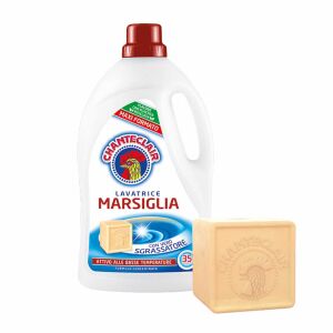 Detergent lichid rufe, concentrat, Marsiglia, 35 spalari, 1750 ML, cu Degresant, ChanteClair 140598089 - Gel de spălare