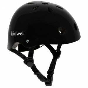 Kidwell ORIX II Kinderhelm, Größe S 48-52 cm - Schwarz 126126275 - Schutzausrüstung für Fahrräder