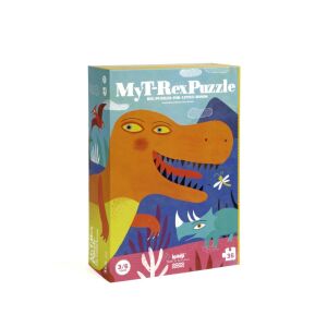 Londji My T-Rex Puzzle, 36-elementowa układanka z dinozaurami dla dzieci - Gra