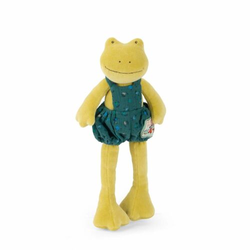 Moulin Roty Perlette a béka plüss játék, puha és ölelhető, tökéletes csecsemőknek és kisgyermekeknek - Plüss