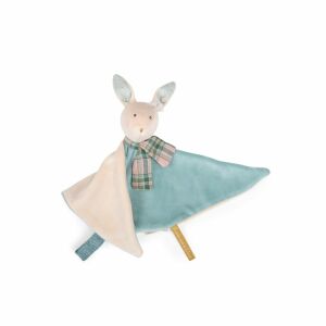 Sensorisches Babyspielzeug Schmusetuch Hase, Moulin Roty