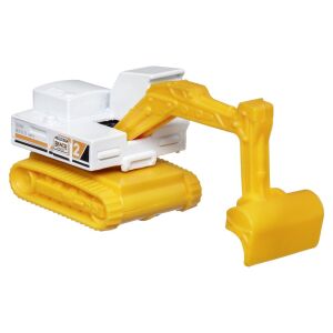 Matchbox Construction III Kotrógép játék autó, 1:64 méretarányú, fehér és sárga - Mattel