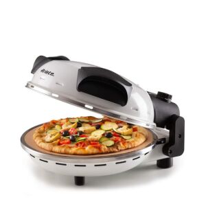 Elektromos pizza sütő Ariete "Pizza 4 perc alatt" 0918/00, 1200W, 32 cm, Akár 400C, 5 fokozat, Kőlap, Tapadásmentes bevonat, Fehér 126128462 - Pizzasütő