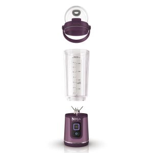 Ninja hordozható turmixgép szétszerelve, minden alkatrész látható - Ninja