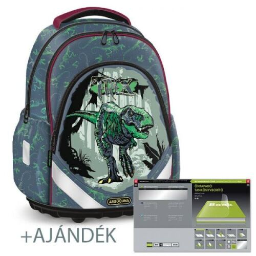 T-Rex dinós Anatómia iskolatáska - Ars Una + AJÁNDÉK tankönyvborító 126128569