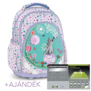 Cute Animals cicás  Anatómia iskolatáska - Ars Una + AJÁNDÉK tankönyvborító 126128570 - Ars Una