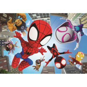 Prim-plan cu puzzle-ul Clementoni Spidey și prietenii săi uimitori - Clementoni Puzzle