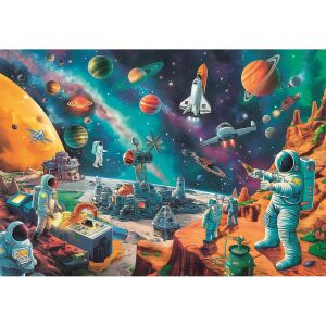 Clementoni Cosmic Crew Puzzle 104 piese - complet - Clementoni Puzzle