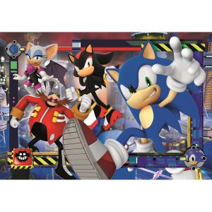 Puzzle Clementoni Sonic the Hedgehog, 180 piese, cu Sonic, Tails și Knuckles - Clementoni Puzzle