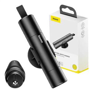 Baseus 2 az 1-ben autótartozék, ablakkalapács + kés (szürke) 126135883 - Baseus