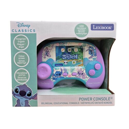 Konsola edukacyjna dwujęzyczna Lexibook Disney Stitch w opakowaniu