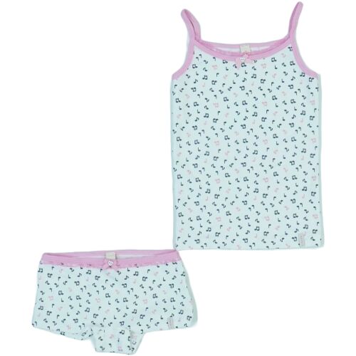 Esprit lányka 2 részes fehérnemű szett, hangjegy mintával