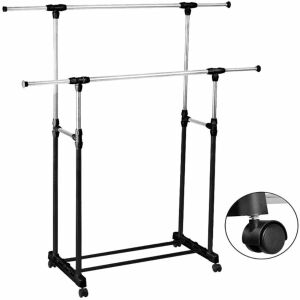 Umeraș dublu telescopic cu roți