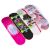 Set de fingerboard Tech Deck, 4 bucăți, 9,6 cm, include fingerboard-uri cu grafice de la companii reale de skateboard, cum ar fi Blind, Baker, Primitive, Element, Finesse, Santa Cruz, Plan B, Sk8mafia și Toy Machine