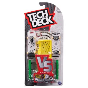Комплект за пръстови дъски Tech Deck Versus Series с Disorder скейтборд, включва две пръстови дъски, улично препятствие и карти с предизвикателства - Скейтбординг