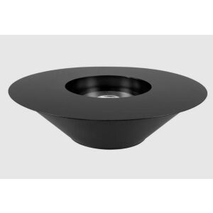 Universe szabadon álló bioetanol kandalló, fekete, izolált - Bysil