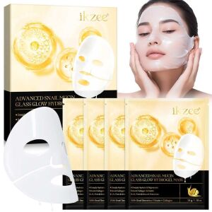 Set Tratament Premium 4 Masti, Formula Avansata cu Secretie Filtrata de Melc si Colagen 126176957 - Mască și pachet pentru îngrijirea pielii