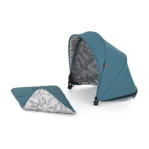 PETITE&MARS Napfénytető+övvédő Royal2/3 Ocean Blue 126177142 - Babakocsi napernyő