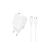 BOROFONE BN26 FUENTE ÎNCĂRCĂTOR RAPID (TIP-C) PD 20W CU CABLU TYPE-C/TYPE-C ALB 126177351