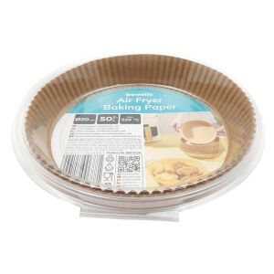 AIR FRYER SÜTŐPAPÍR FORRÓLEVEGŐS / OLAJ NÉLKÜLI SÜTŐHÖZ Ø20CM (50DB/CSOMAG) 126180134 - Bewello