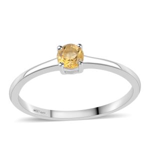 Ezüst Gyűrű Citrinnel, ROS291/52 126180302 - Női gyűrű