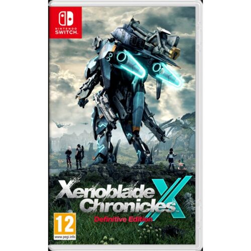 Xenoblade Chronicles X: Definitive Edition Nintendo Switch játék, egy hatalmas robot és egy csoport karakter látható - Gaming