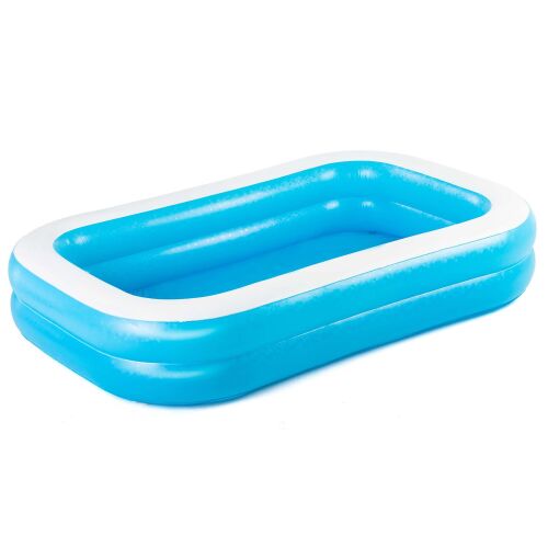Bestway inflatable family pool, blue and white, 262x175x51 cm