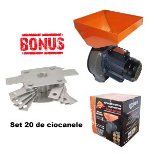 Moara electrică pentru cereale DDT 3.5 kW cu cuvă mare și 2 kituri de ciocane - DDT