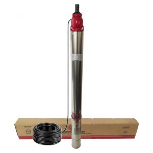 DDT-PROFESSIONAL 4QJD2-20 Tiefbrunnen-Tauchpumpe mit 30M Kabel, 2000W, 10 m³/h Kapazität - Unterwasser-Pumpen