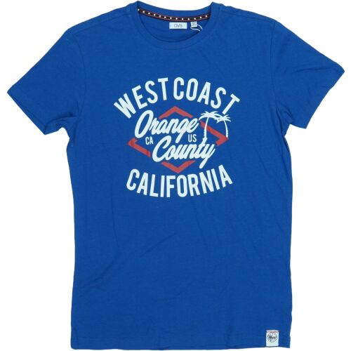 Kék West Coast Orange County California póló - Férfi ruházat