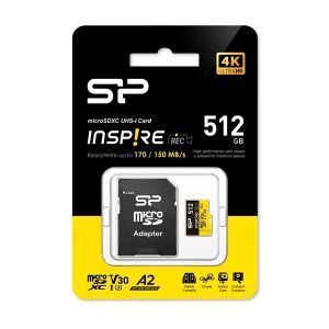 Karta pamięci Silicon Power 512GB MicroSDXC UHS-I U3 w opakowaniu detalicznym - Silicon Power