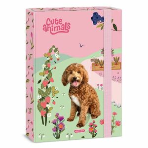 Ars Una Cute Animals Doggie A4 füzetbox iskolai felszereléshez - Füzetbox