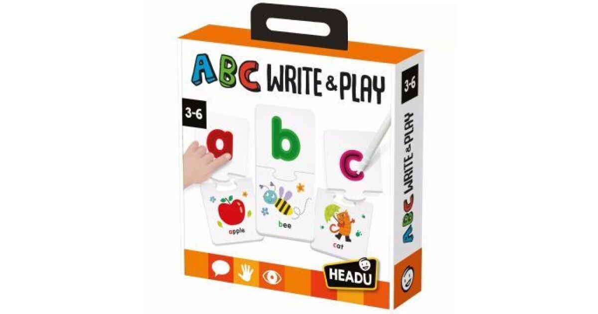 Headu ABC English – Gioco Educativo Per Imparare L'Inglese, 64 Tessere Memo, Made In Italy, 3-6 Anni - 2