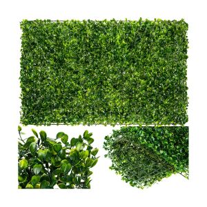 Gardlov künstliche Buchsbaumhecke für Balkon, 0,4x0,6m, Sichtschutz - Gardlov