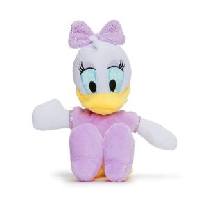 Daisy Duck figura, poliészter, 20 cm, fehér/lila