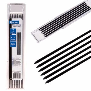 Set rezerve pentru creion mecanic de tamplarie, 120 x 2.8 mm, 6 elemente, Geko G29004A 126230124 - Mine, rezerve pentru creioane