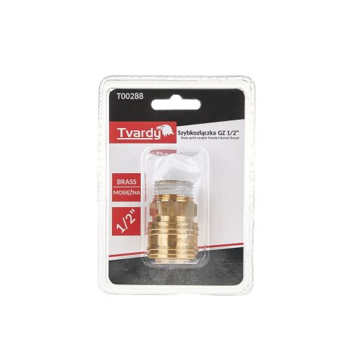 Conector rapid din alama tip mama, filet exterior 1 / 2", Tvardy T00288 126230396